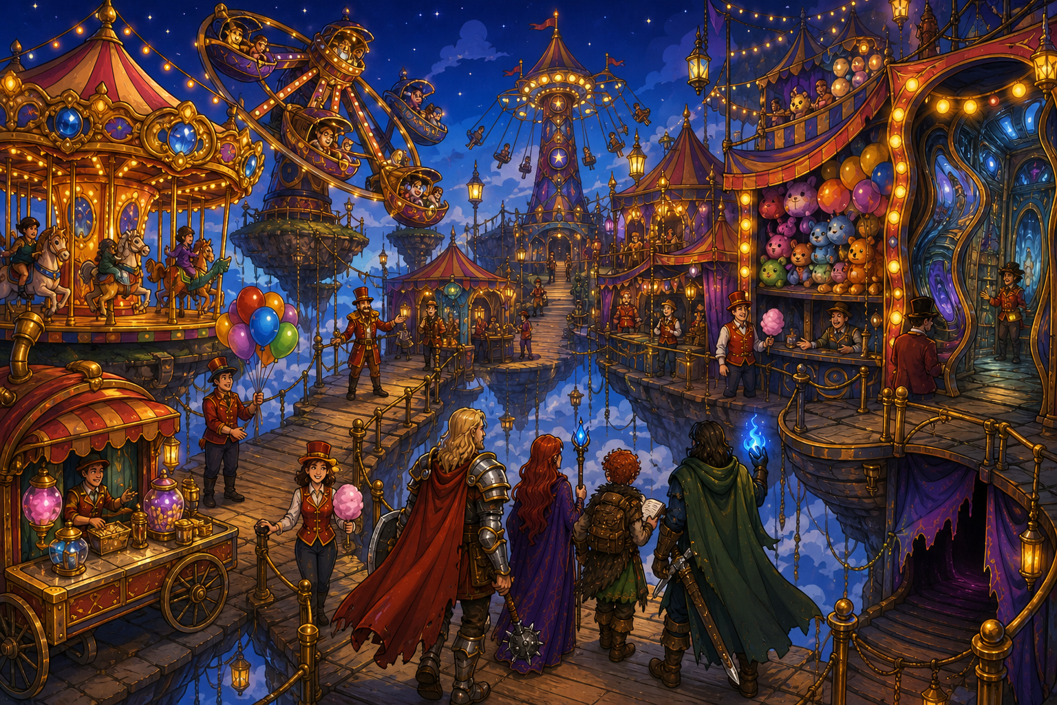 Midway Of Whirling Delights